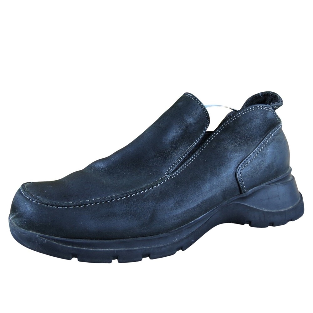 Colin Stuart Womens 9.5M Black Leather Slip-On Bootie Casual Comfortable‎ Shoes